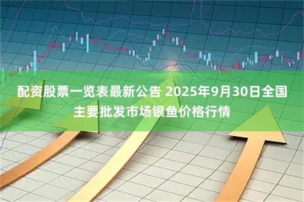 配资股票一览表最新公告 2025年9月30日全国主要批发市场银鱼价格行情